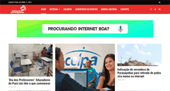 Desktop Screenshot of noticiasdeparauapebas.com